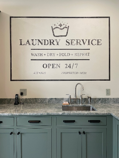 Laundry Room Mural