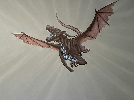 Flying Dragon Mural